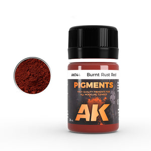 AK Interactive - Pigments - Brunt Rust Red