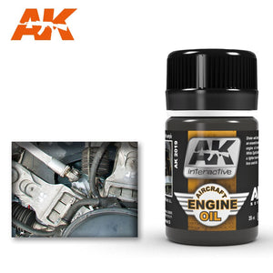 AK Interactive Weathering - Aircraft Engine Oil