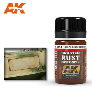 AK Interactive Weathering - Dark Rust Deposit